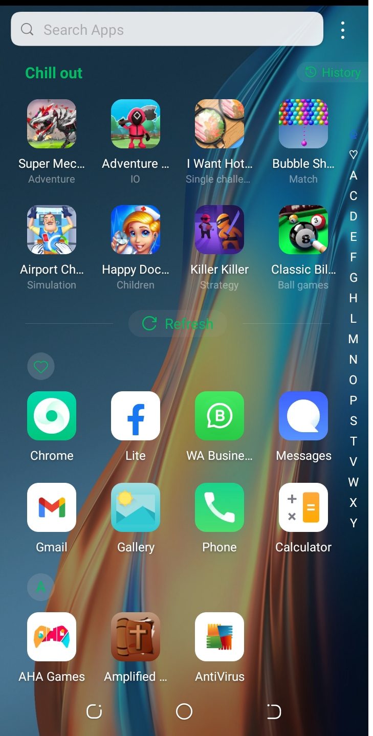 What do hidden apps look like on Android