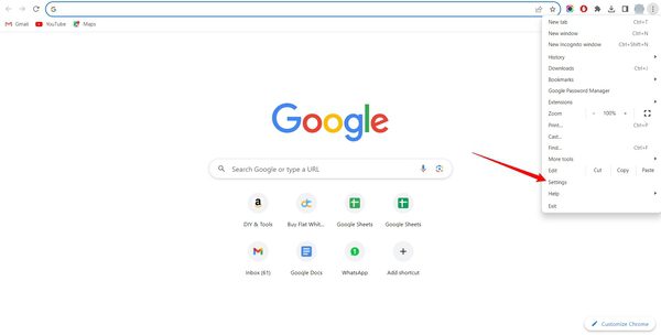 rastreamento entre sites no Google Chrome