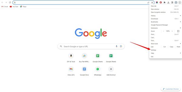 παρακολούθηση ιστοτόπων στο google chrome