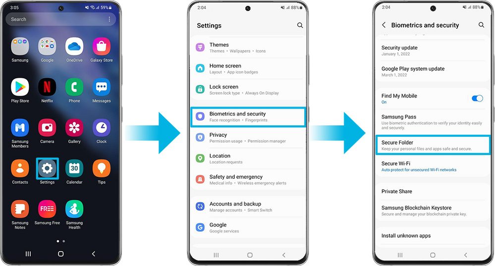 Bagaimana cara mengunci aplikasi di Android Samsung?