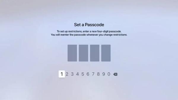 Set the passcode