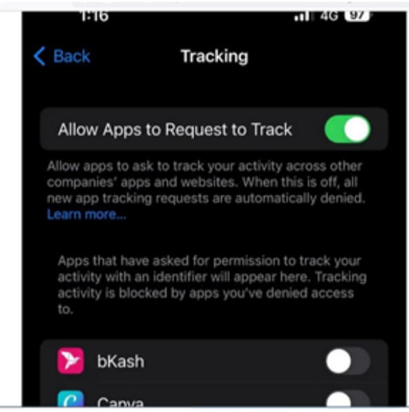 Track Notification