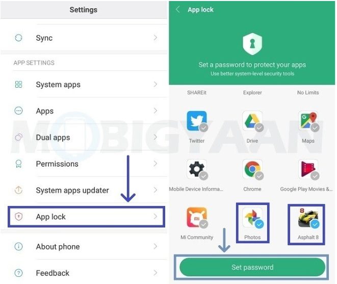 How to lock apps on Android
