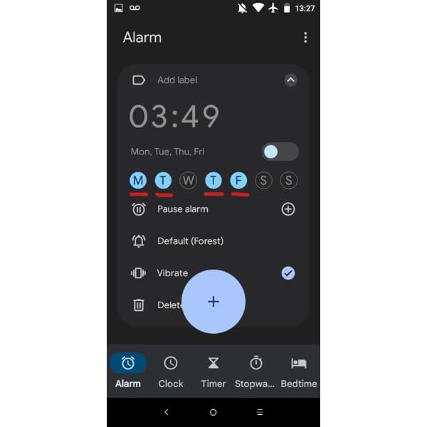 sonido de alarma