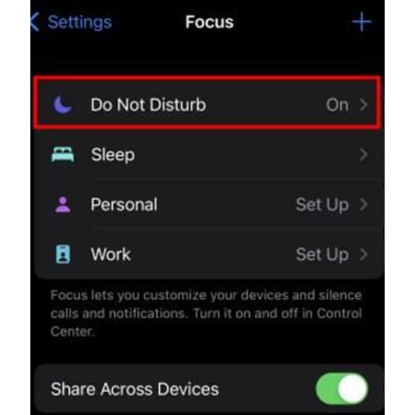 How to enable and disable Do Not Disturb on iPhone