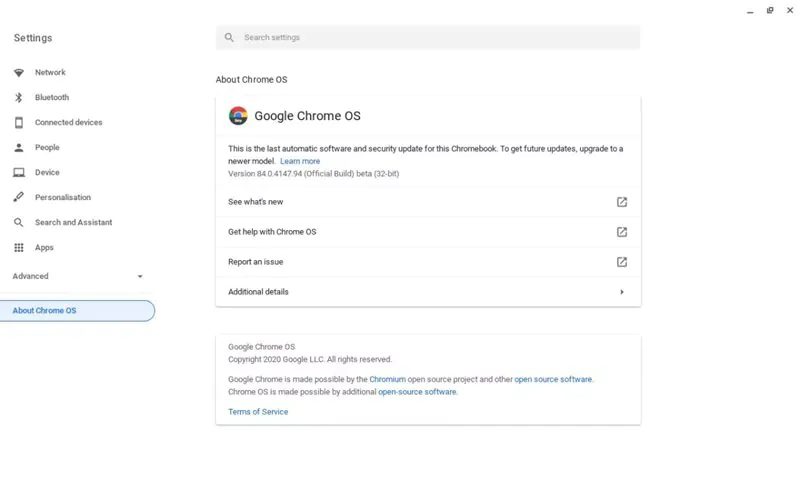 configurar o controle dos pais do Chromebook