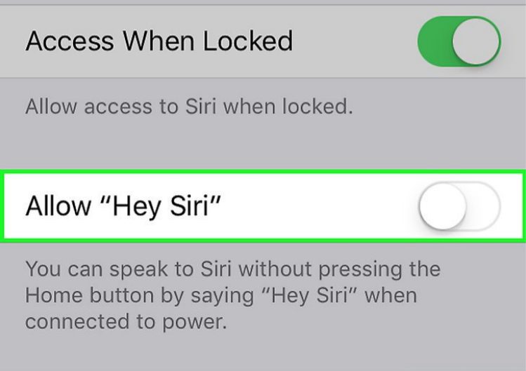 允許嘿 Siri