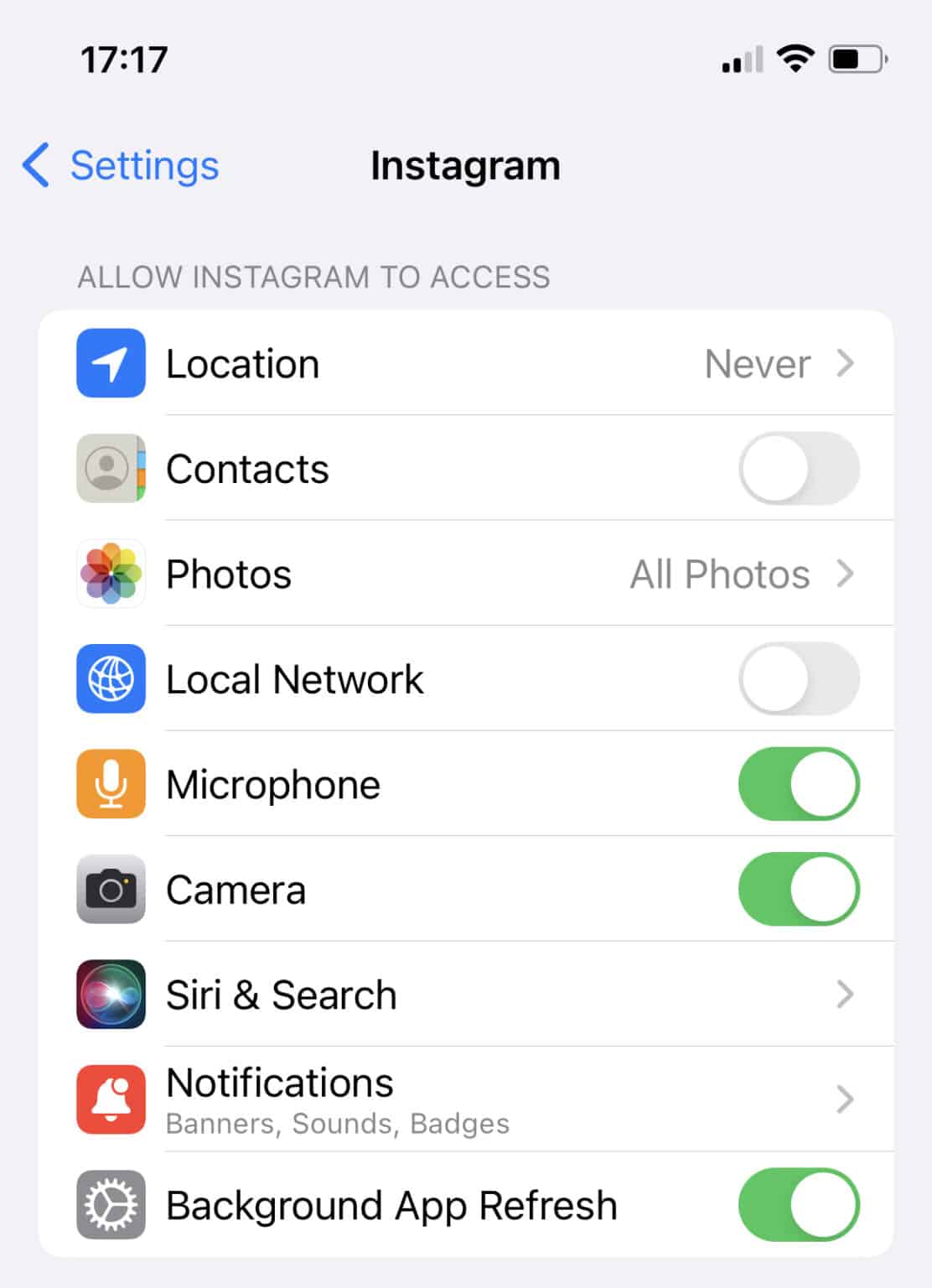 turn off app permissions for listening to your phone