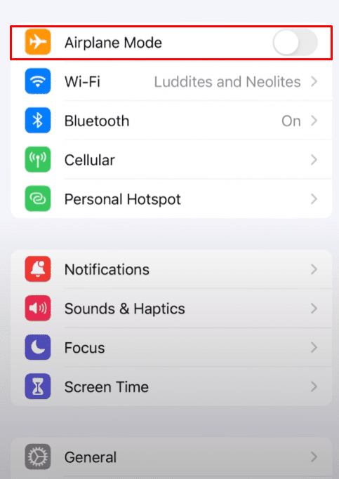 Airplane Mode