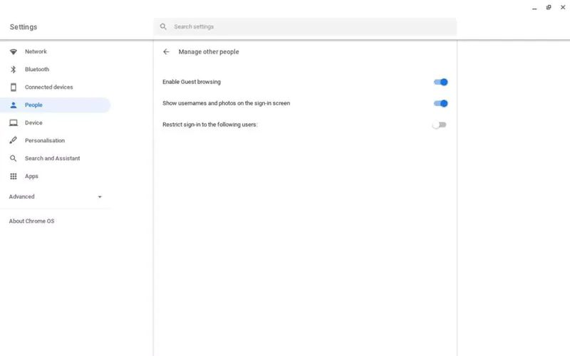 Add your  kid's account in Chromebook parental controls