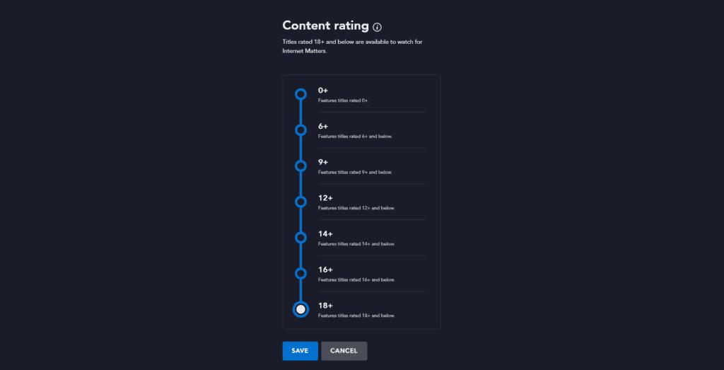 Calificación de contenido