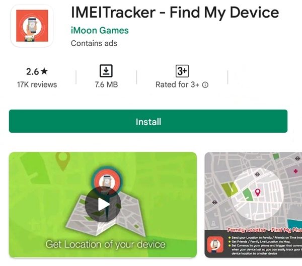 IMEI tracker - Najít mé zařízení