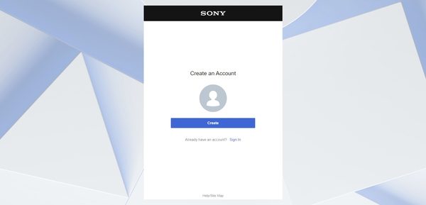 creare account amministratore su PS5