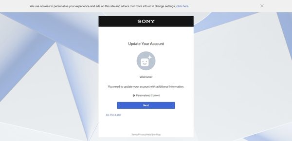 PlayStation parental controls: Update your account 