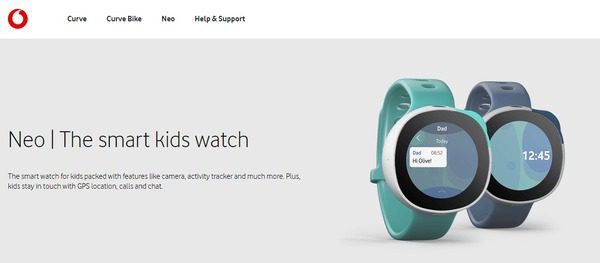 อุปกรณ์ติดตามสำหรับเด็ก: Neo Kids smartwatch