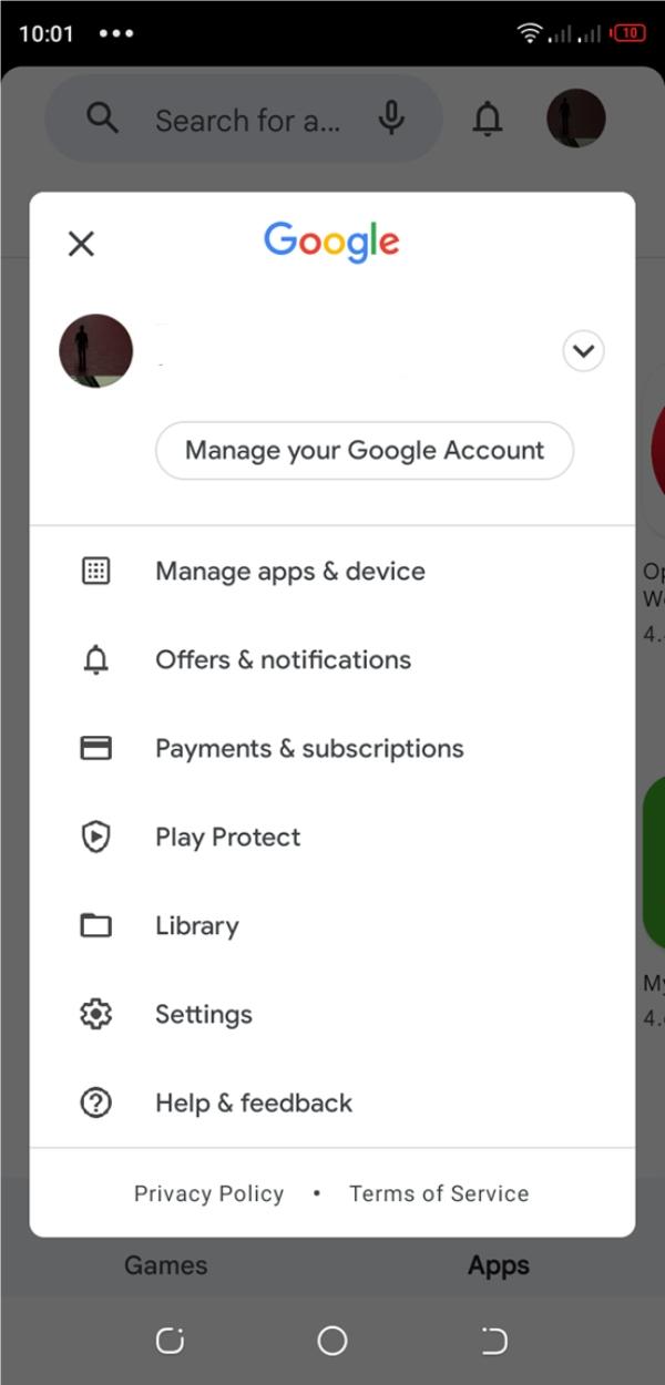 Android parental controls - Open the Google Play Store app on an Android device