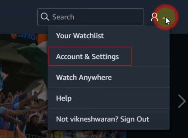 Account & Settings