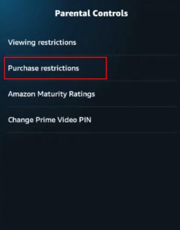 Tap purchase restrictions