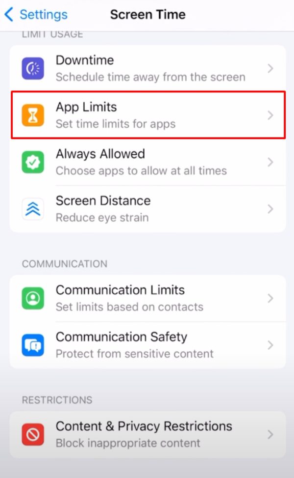 App Limits