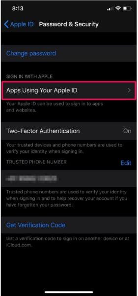 Ứng dụng sử dụng ID Apple