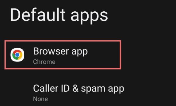 Default Browser App
