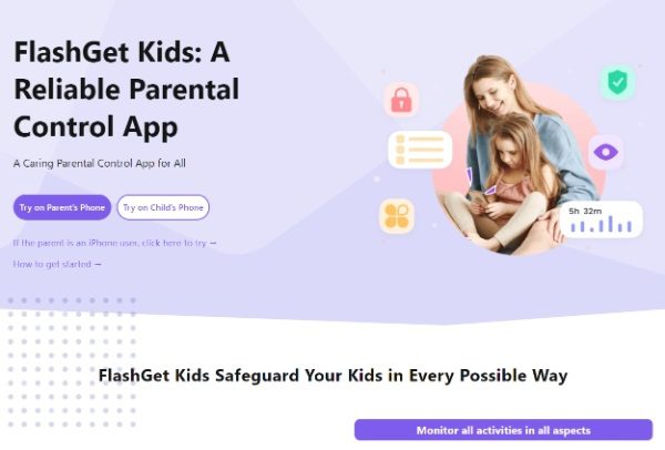 FlashGet Kids app