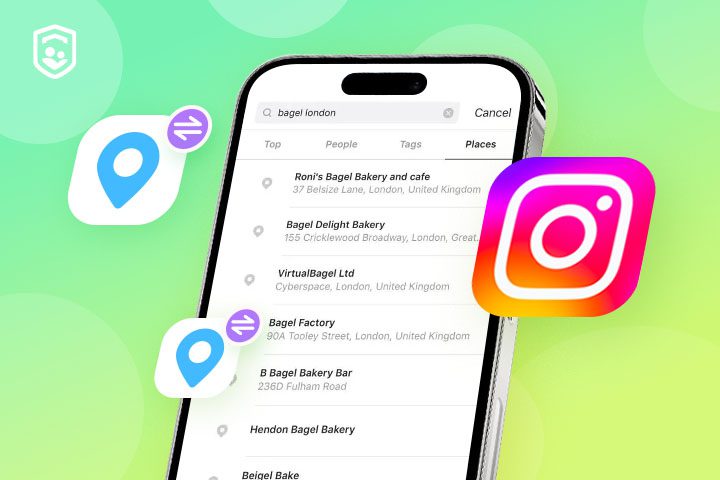 How to change location on instagram