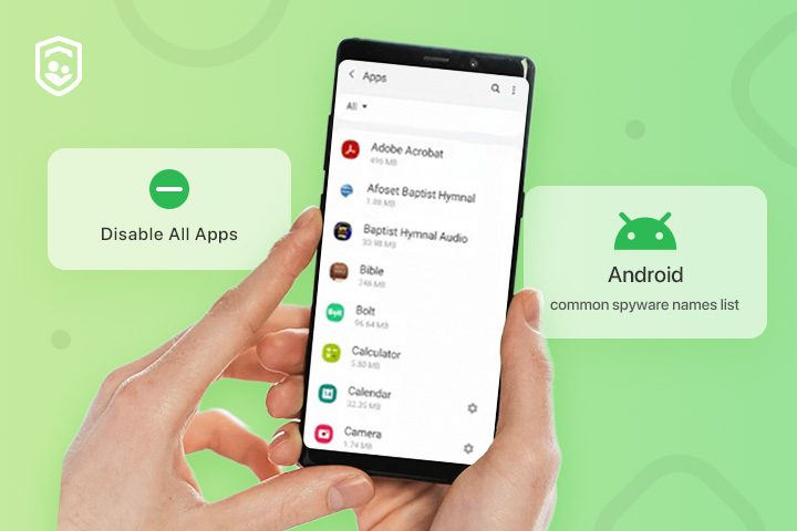 How to find spy app file on Android