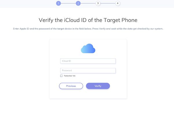Provide iCloud credentials