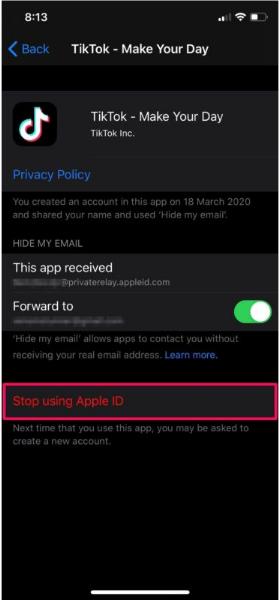 Stop Using Apple ID