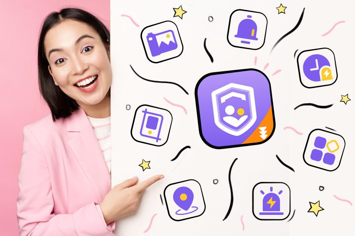 What are the main features of FlashGet Kids_ main features of FlashGet Kids