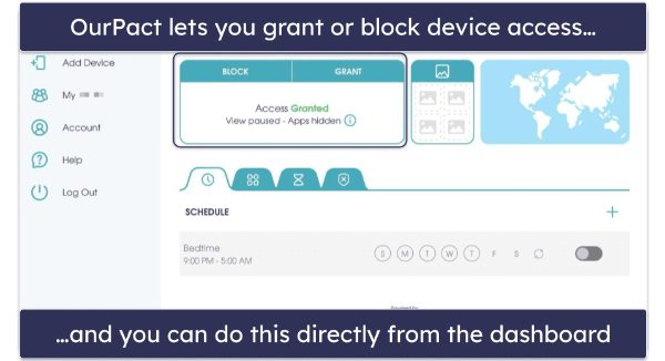 controllare il tempo di utilizzo dello schermo su iPhone con OurPact