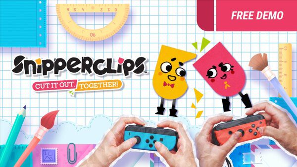 Snipperclips-Cắt-nó-ra-cùng-Nintendo-Switch-Trò chơi cho trẻ em