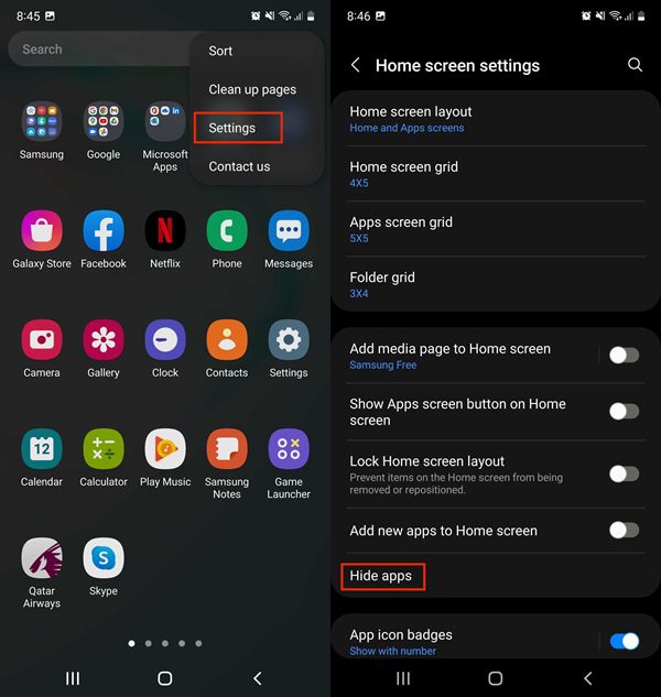 Trova app di tracciamento nascoste su Android tramite il cassetto delle app