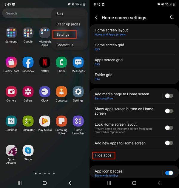 Find hidden tracking apps on Android via app drawer