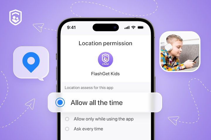 How to turn on Location permission