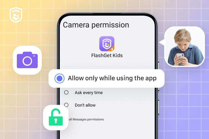 How to turn on camera permission on your kid’s device
