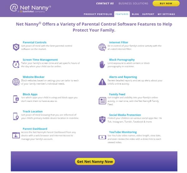 Net Nanny features