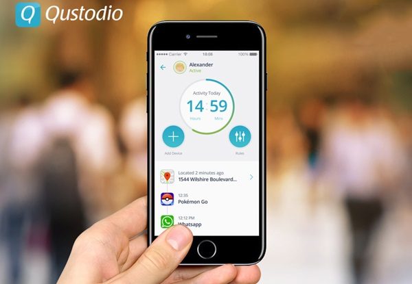 bezplatná špionážní aplikace pro Android - Qustodio
