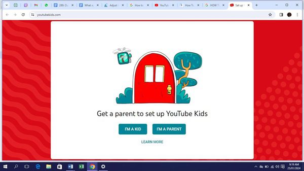 Aplicación YouTube para niños