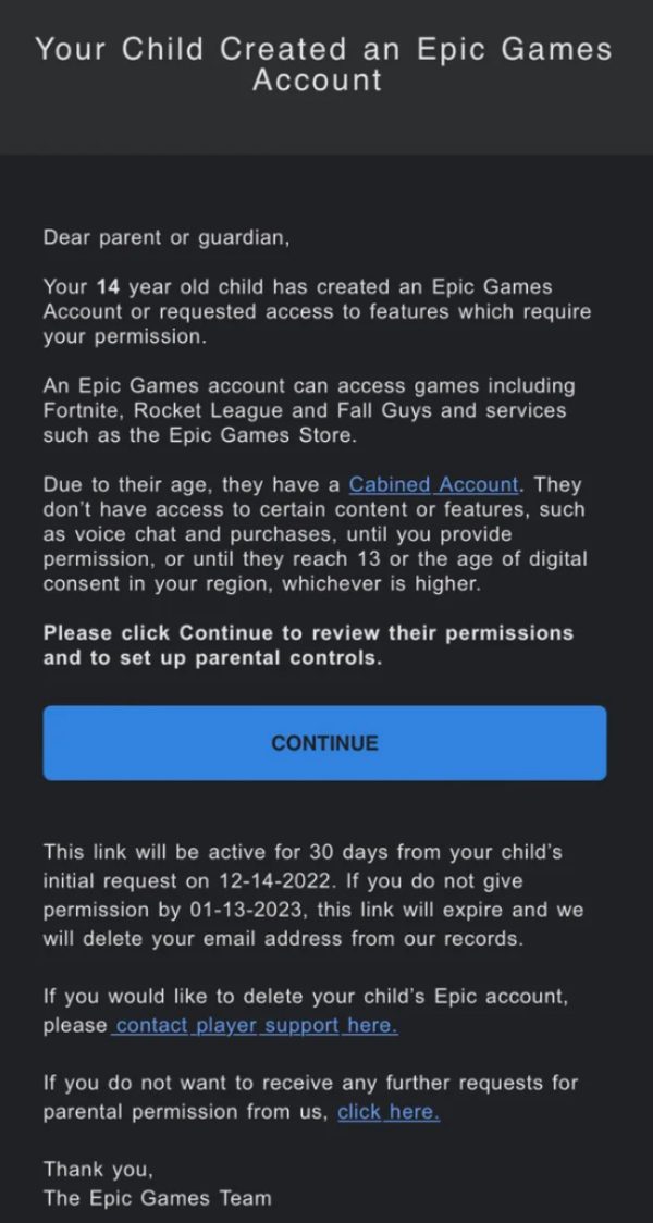 create an Epic Games Account