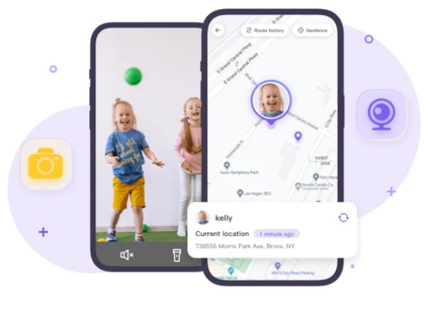 Location Tracker on Flashget Kids app