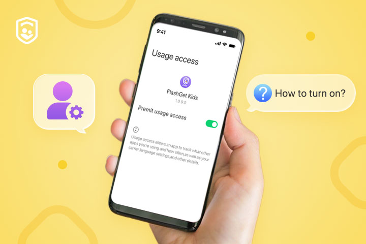 How to turn on User Usage Permission on your kids device