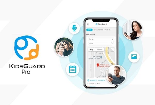 Aplikasi pelacakan KidsGuard Pro