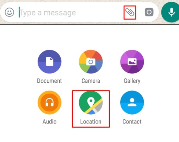  WhatsApp location sharing - track Android from iPhone