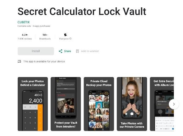 descargar la aplicación de calculadora secreta