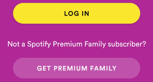 log in Spotify Kids