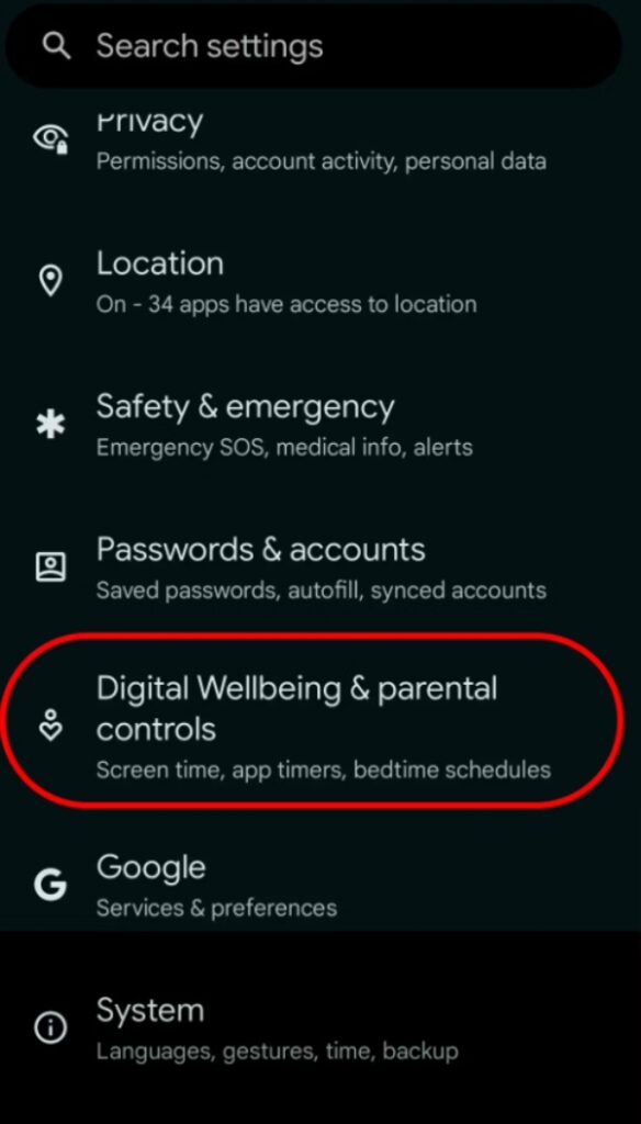 YouTube time limit with Digital Wellbeing
