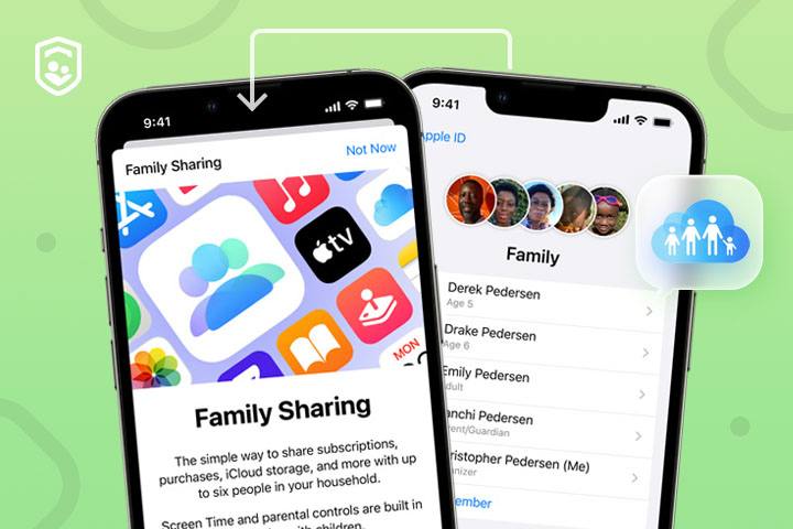 Family Sharing for tracking iPhone Screen Time