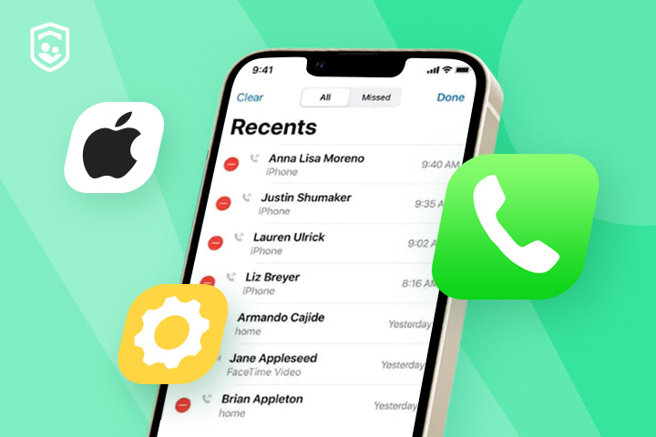 Manage iPhone call history